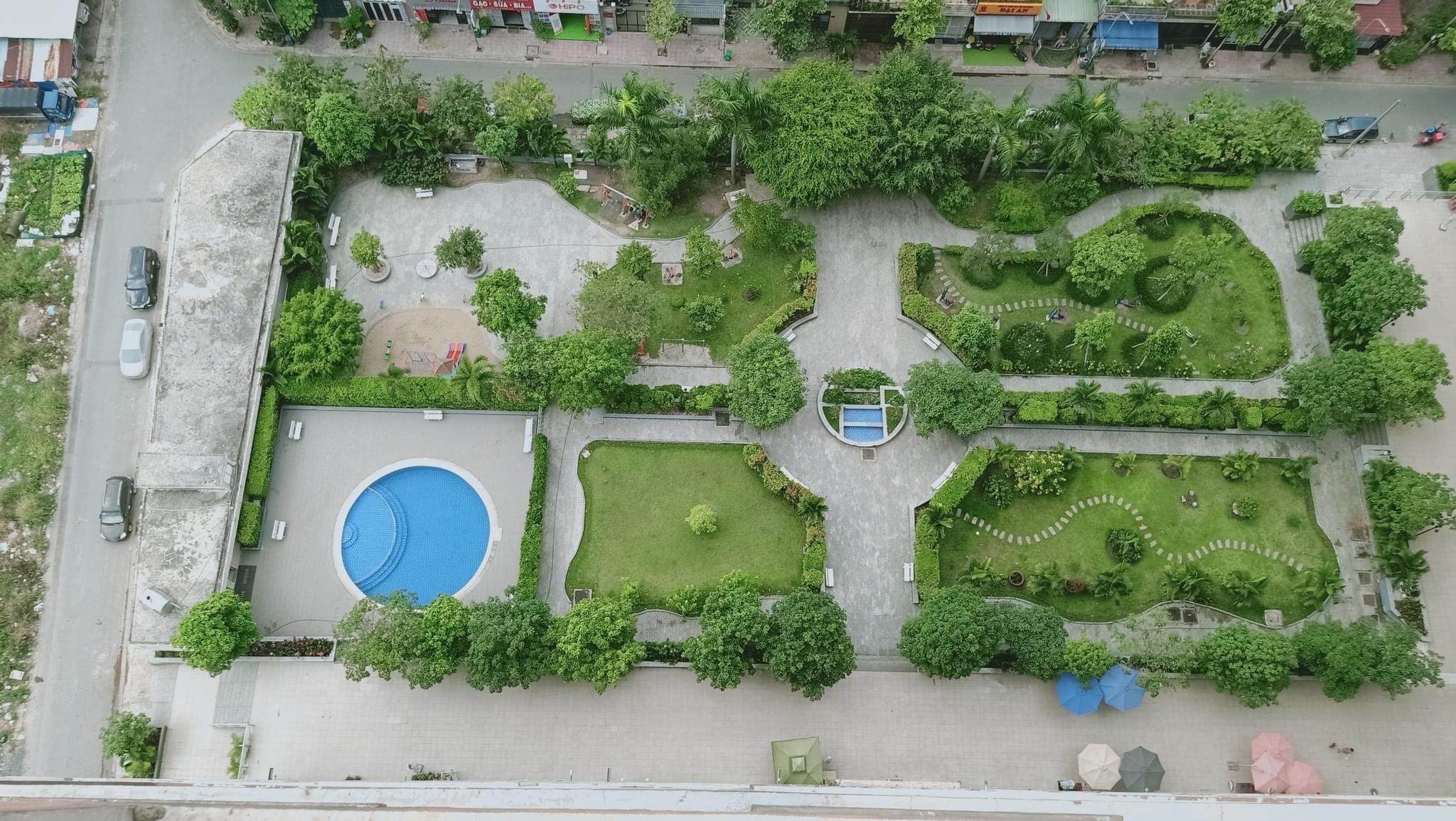 Công viên Tam Phú Apartment nhìn từ trên cao